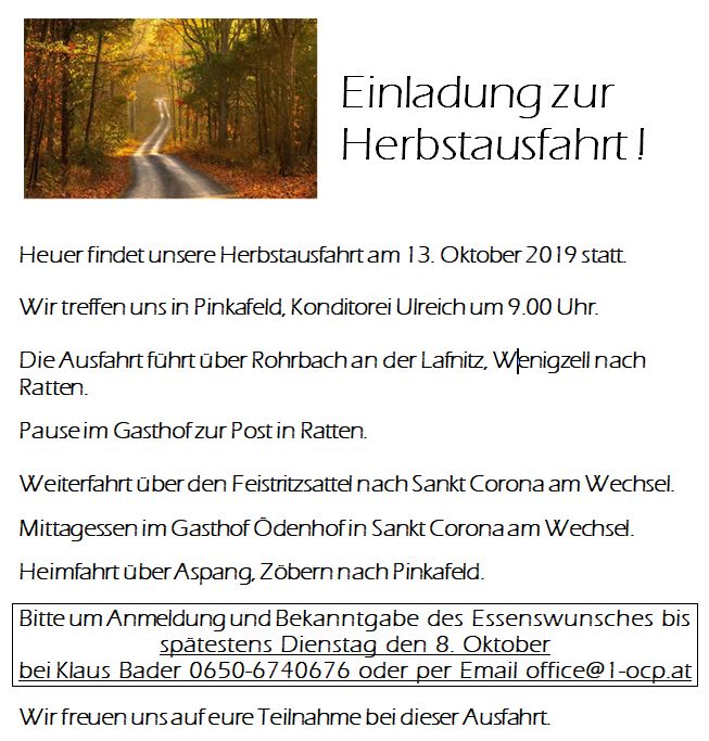 2019-10-13 Herbstausfahrt denhof
